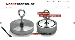 Desktop Screenshot of magnetportal.de