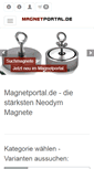 Mobile Screenshot of magnetportal.de