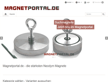 Tablet Screenshot of magnetportal.de